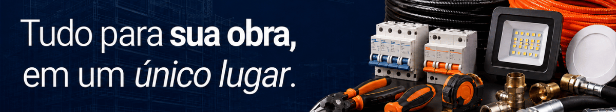 Materiais para sua obra, prontos para comprar
