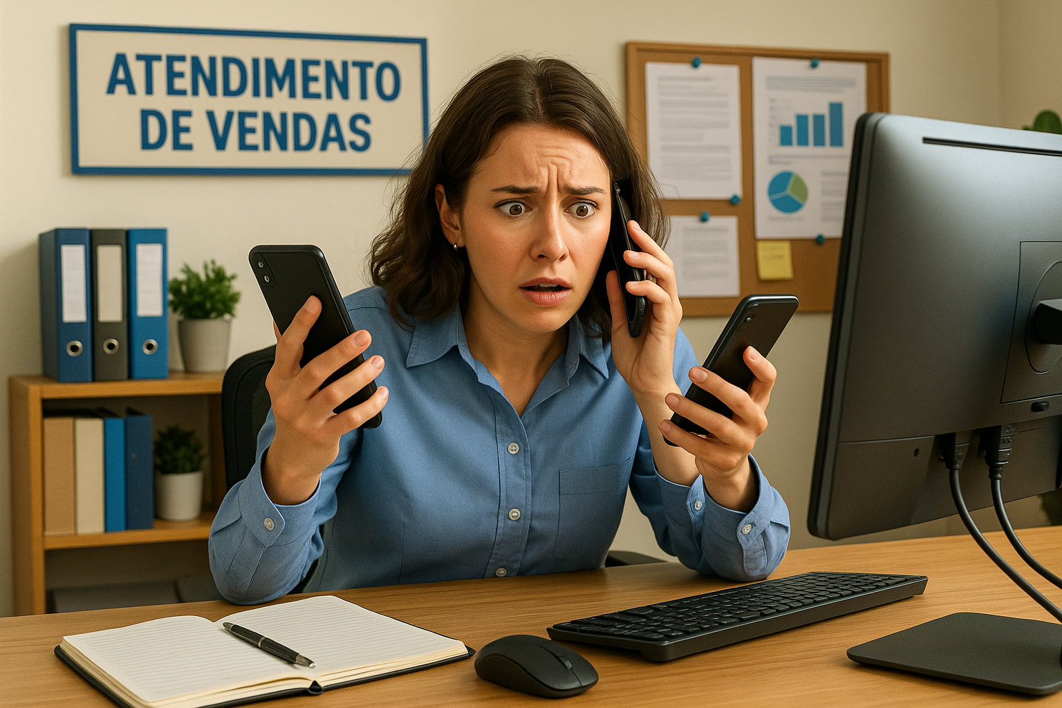 Atendimento sobrecarregado